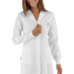 Camice Donna Valencia SLIM Bianco - Isacco