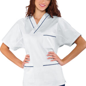 Casacca Collo a V con inserto - Isacco